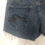 Mossimo Supply Co Mossimo Mid Rise Cut Off Jean Shorts Dark Wash Size 6 Photo 7