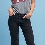 Pilcro and the Letterpress Anthropologie  High Rise Flare Jeans Size 31 Photo 0