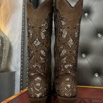 Corral  brown and gold glitter boots Photo 5
