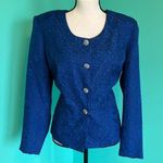 Victoria Morgan Suit Jacket Blue Size 16 Photo 0