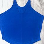 prAna  scoop neck tank top size Large; cobalt blue Photo 2