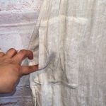 prAna  Natassa Crinkle Tunic top sleeveless M v neck pockets cream pullover Photo 5