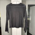 J.Crew  New Relaxed Linen Long-sleeve T-shirt Black Photo 1