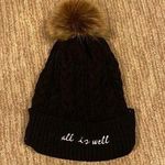 Up top all is well knit beanie with Pom Black Photo 0