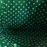 Quacker Factory Quack Factory terry cloth bag in pink/green combo with polka dot lining. GUC. Photo 3