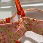 Victoria's Secret Victoria’s Secret Orange Yellow and Pink Lined Strapless Removable Straps Bra Photo 6