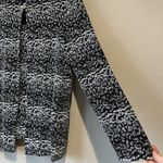 Sparkly Modest Top Mother Of The Bride Animal Print Sequin New Years Party Top Silver Size 16 Photo 3