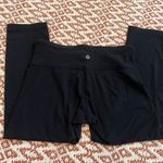 Lululemon Black Crop Leggings Size 6 Photo 1