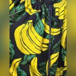 Black Label  Tropical Banana Print Shorts Romper Photo 3