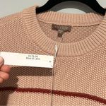 NEW NWT Lilla P Light Pink Striped Knit Pullover Crewneck Sweater Size M Size M Photo 7