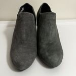 Vionic  Wedge Stanton Pull On Gray Suede Comfort Orthotic Ankle Bootie Sz‎ 9 Photo 2