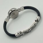 Avenue Silver Black Band Stainless Steel 22mm Women’s Quartz Watch Working Photo 4