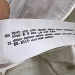 ZARA  Jeans, White Distressed Denim, Cotton Stretch, Skinny Fit, Ripped Casual Photo 7