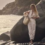 💕DOEN💕 Louvre Pant ~ High Waisted Pleated Ankle Pants Salt White 10 NWT Photo 9