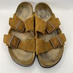 Birkenstock Unixes Old School Camell Suede Sandals Size 38 W7 compared to others Photo 2