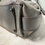Coach  32988 Edie 42 Gray Buffalo Leather Suede Hobo Shoulder Bag Photo 4
