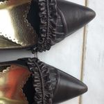 Rampage Brown Faux Leather Pointed Toe Heels Shoe Size 9.5 Photo 2