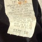 Vintage Floor Length Dress Black Size 18 Photo 5