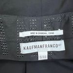 KaufmanFranco Wool Silk Black Trouser Pants Career Workwear Bottoms Sz 8 Photo 12