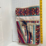 Anthropologie Cynthia Vincent Embroidered Western Boho Embroidered Skirt Size S Pink Photo 7