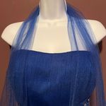 Beautiful Royal Blue Prom Dress Size Medium Photo 3