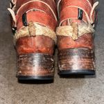 FREEBIRD by Steven Freebird by Steven Drove Leather Riding Boot Braided Twine Buckles Rare Red 6 Photo 7