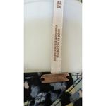 Free People $108 Flower Power Top XS Black Floral Print Split Neck Shirt Boho Photo 9