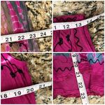 Ocean Breeze Knit Tunic Top Women’s One Size Pink Boho Hippie Sheer Embroidered Photo 5