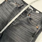 RE/DONE REDONE Sz 25  70s Stove Pipe Cropped straight Leg Jeans Button Fly Photo 7