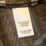 Cato Pants Medium Brown Black White Stripes Belt Detail Straight Leg Casual Photo 3