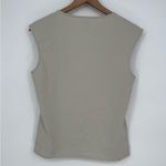 J.Crew  Cap-Sleeve Stretch Cotton-Blend Squareneck‎ Tank Top Size L Photo 6