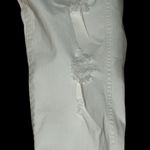 Gap Women’s  high rise cheeky straight White Distressed Jeans size 14 or 32/31 Photo 2