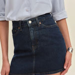 Reformation  Sz30 Lydia High Rise Dark Denim Casual Mini Skirt Photo 0