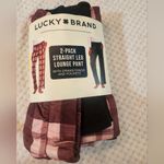 Lucky Brand NWT Women's 2 Pack Straight Leg Lounge Pants PJ W/Drawstrings Size S Photo 4