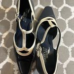 Aerosoles  Navy/Black and Cream Mary Jane Heels with Tapered Heel Photo 12