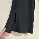 Aerie  Offline Thumbs Up Heavyweight Ribbed Knit Wide Leg Pants Black XS Short Photo 1