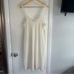 Vintage Cabernet Slip Dress. Cream. Size 38. Photo 3