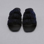 Mercedes Castillo Delphia Womens Slides Sandal 6.5 Blue Flat Shoes Quiet Luxury Photo 8