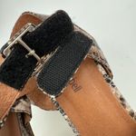 Jeffrey Campbell Shoes Size 9.5 Amma Brown Multi Snake Platform Sandals Velcro Photo 8