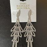 Badgley Mischka New  Chandelier Earrings Pave Crystals Photo 0