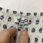 Splendid  Tie Front Polka Dot Summer Dress Womens M Smocked Babydoll Modest Photo 2