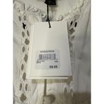 Something Navy Women's Size XXL Long Sleeve Dress White Eyelet Cinch Waist NWT Photo 7