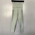 Aerie Offline Sage Green Mesh Panels Goals High Rise Athletic 7/8 Leggings S Photo 1