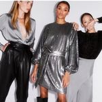 ANINE BING  Angie silver sequined mini dress. New with tags. Size S Photo 6