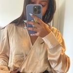 NA-KD Champagne Wrap Top Photo 0