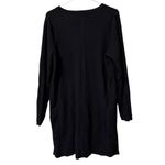 Chico's Ribbed Duster Cardigan Pockets Button Front Long Sleeve Women 2 Size L Photo 1