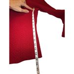 Talbots Red Double Breasted Knit Button Front Blazer Sweater Jacket Women's M Photo 4