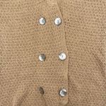 Ralsey Collared Crochet Sheer Shirt Coastal Size Large Cotton Brown Photo 5