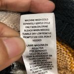 FCT Women's XL Black Tan Chevron Knit Retro 70s Style Sweater Photo 4