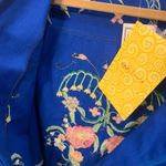 Quaker Factory Blue Embroidered NWT Large Spring Summer Jacket. 2019 Photo 9